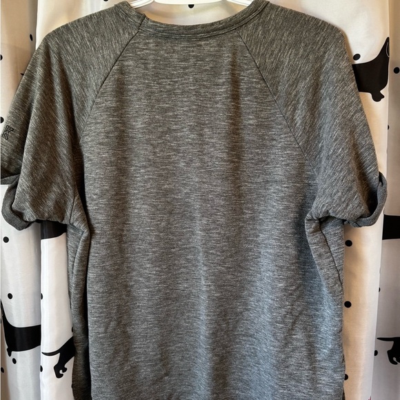 Victoria's Secret Gray Cropped Hoodie Relaxed Fit - Picture 3 of 4